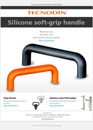 Silicone grip handles