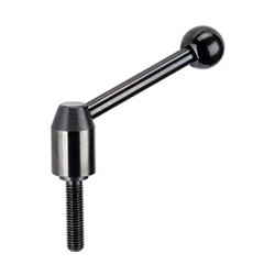 Adjustable lever with ball knob