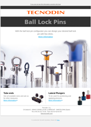 Ball lock pins