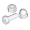 Plastic screws,nuts and bolts