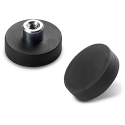 Round magnet with threaded hole