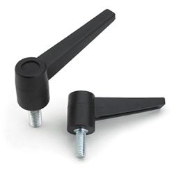 Fixed lever with threaded stud
